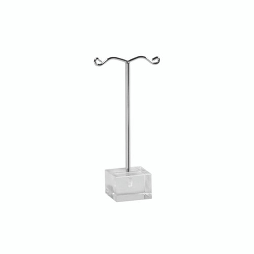 Shop for Shops Earring stand on cube small 25 mm sq base x 80 mm H(M3312CHAC)
