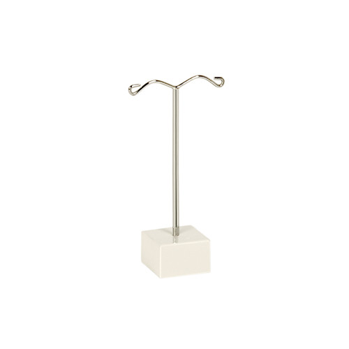 Shop for Shops Earring stand on cube small 25 mm sq base x 80 mm H(M3312CHWH)