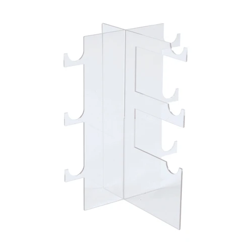 3 piece acrylic eyewear stand for counter top  160 W x 140 D x 200 mm H(M3600CA)