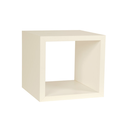 Shop for Shops Medium square wooden display cube 398 x 398 x 400 mm D(M5401WH)