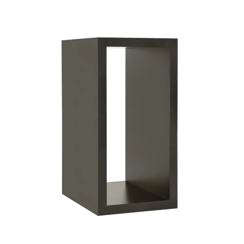 Medium rectangular wooden display cube  597 x 298 x 400 mm D(M5411BK)