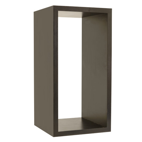 Shop for Shops Large rectangular wooden display cube 796 x 398 x 400 mm D(M5412BK)