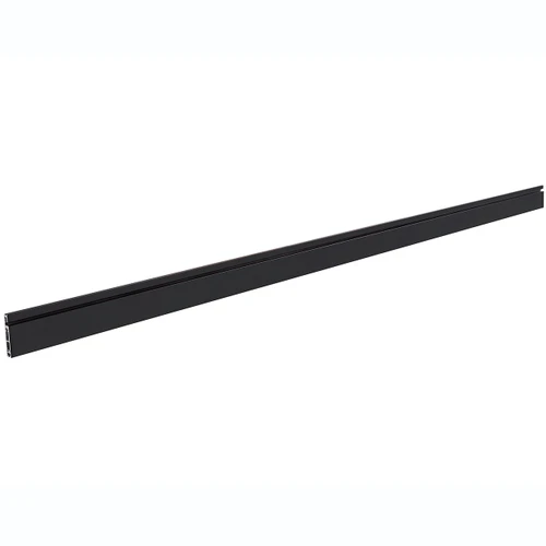 Wall mounted slatwall multi purpose track    2400 L 95 H x 16 mm D(S1265BK)