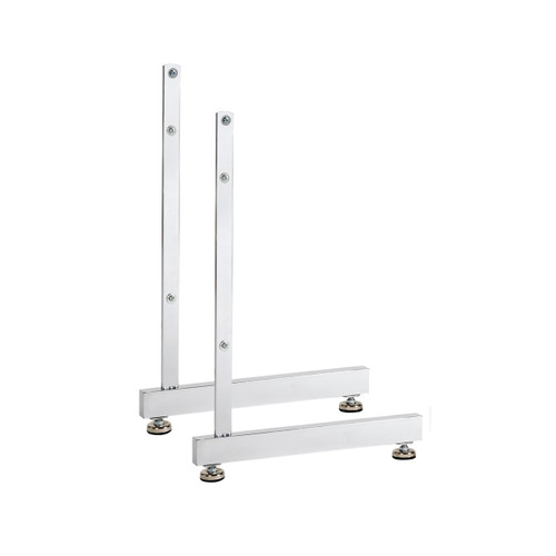 Shop for Shops Slatwall mesh panel legs single sided freestanding unit 350 mm D(S1516CH)