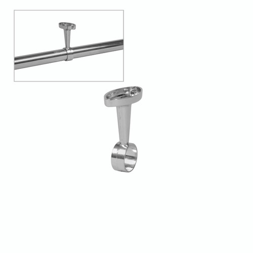 Shop for Shops Centre rail support for clothes rail - fixed for 25 mm DIA tube(S1555CH)