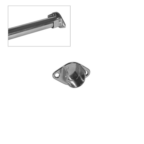 Wall mount for clothes rail - drop in  for 25 mm DIA tube(S1600CH)