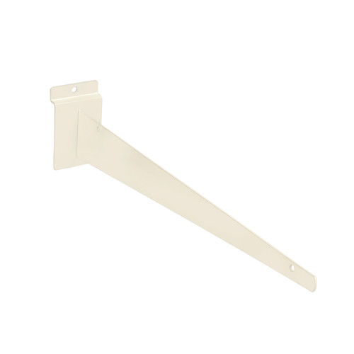 Shop for Shops Slatwall shelf bracket 300 mm L 300 L x 2.2 mm Thick(S1658WH)