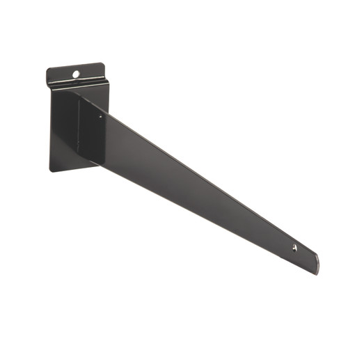 Slatwall shelf bracket 350 mm L  350 L x 2.2 mm Thick(S1659BK)