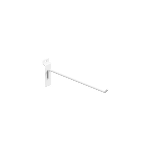 Shop for Shops Slatwall hook 250 L x 5.8 mm DIA(S1683WH)