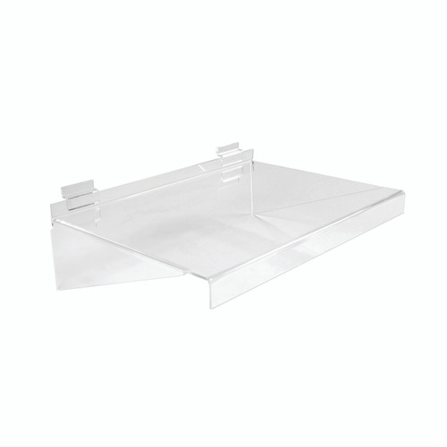 Shop for Shops Slatwall acrylic shelf 293 W x 280 D x 133 mm H(S2506CA)