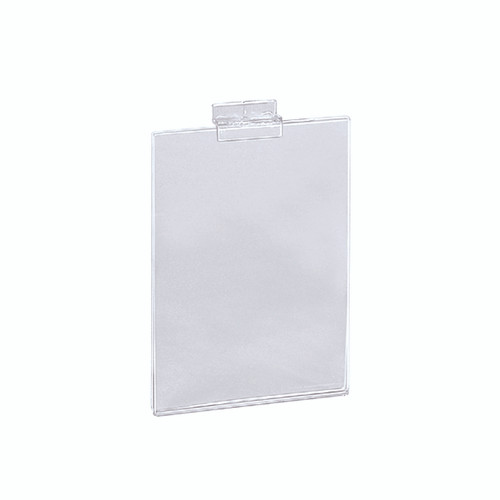 Shop for Shops Slatwall acrylic A5 sign display - portrait 150 W x 210 mm H(S2531CA)