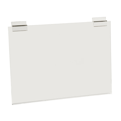 Shop for Shops Slatwall acrylic A3 sign display - landscape 420 W x 300 mm H(S2536CA)