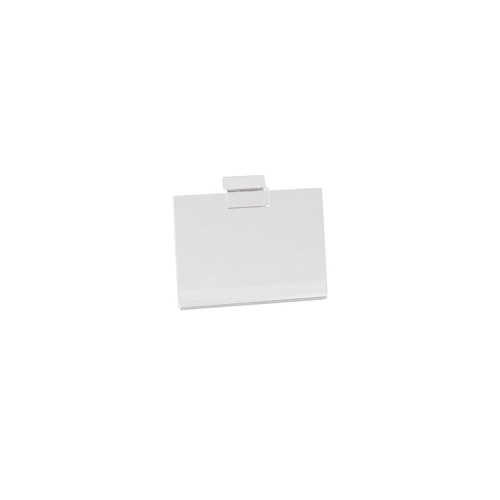 Slatwall acrylic A6 sign display - landscape  150 W x 105 mm H(S2537CA)