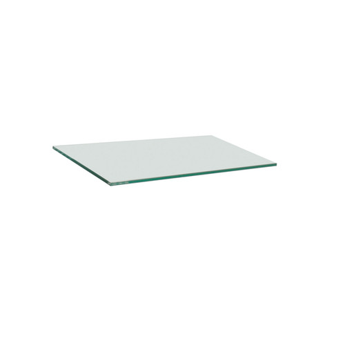 Tempered glass shelf with polished edges  595 L x 300 D x 8 mm Thick(S9033CG)