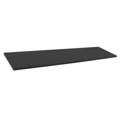 Timber laminate shelf prefinished edges all sides  1200 L x 300 D x 18 mm Thick(S9120BK)