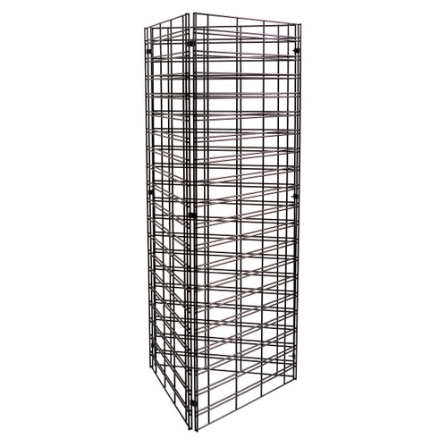 Shop for Shops Slatwall Mesh Triangle Kit Equilateral Triangle 1500 H x 600 W X 600mmD Black(SMTK1506BK)
