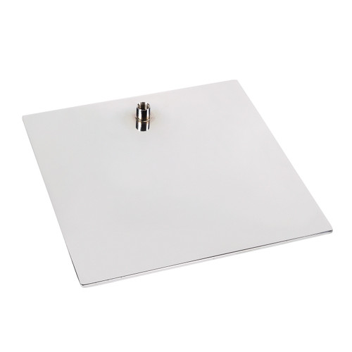 Signage hardware flat base with offset fixing  200 W x 200 D x 15 mm H(T1252CH)