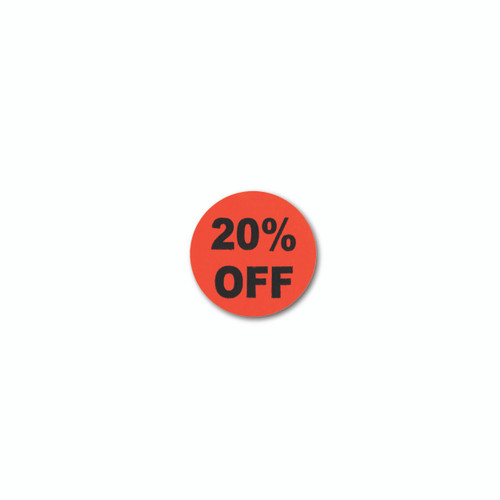 Shop for Shops Round sale stickers 20% off 25 mm DIA(T1565FO)