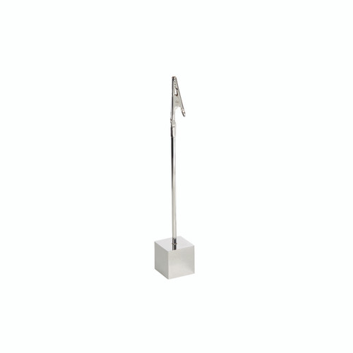 Shop for Shops Freestanding sign holder on base with clip 170 mm H on 25 mm Cube Base(T1721CH)