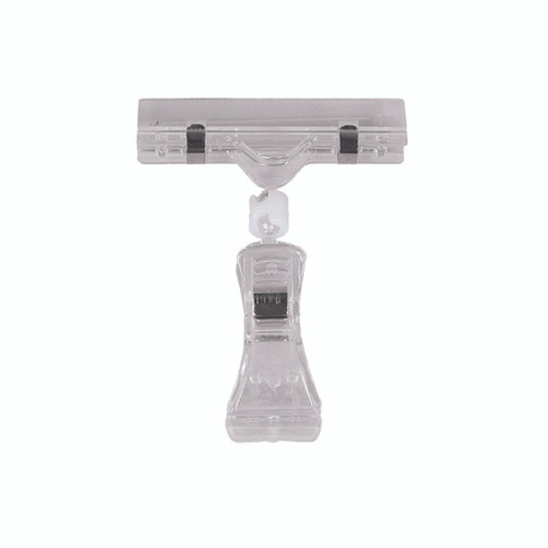 Shop for Shops Large acrylic sign holder with clamp 80 W x 105 H, Clamp max 25 mm(T2694CA)