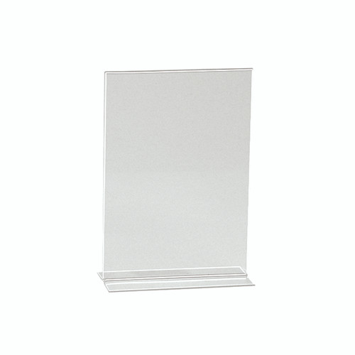 Shop for Shops Double sided acrylic sign holder A5 Portrait with 70 mm D Base(T2725CA)