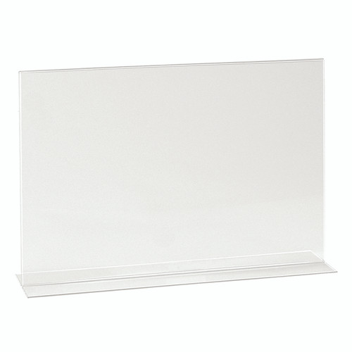 Shop for Shops Double sided acrylic sign holder A3 Landscape with 125 mm D Base(T2733CA)