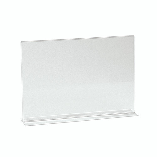 Shop for Shops Double sided acrylic sign holder A4 Landscape with 70 mm D Base(T2734CA)