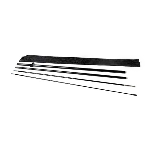 Collapsible fibreglass pole for exterior bali flag  3300 mm H(T3325BK)