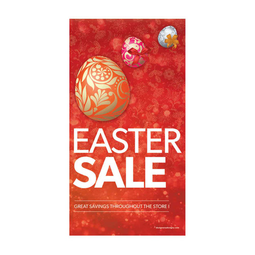 Event Poster  "EASTER SALE" 530 W x 1000mm H(T4644RDWH)