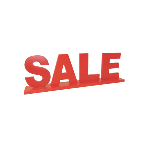 3D sign for counter sale  349 W x 104 H x 50 mm D(T6000RD)