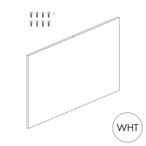 Peggie/MAXe plain panel for 900 bay - 560 mm H(P1609WHT)