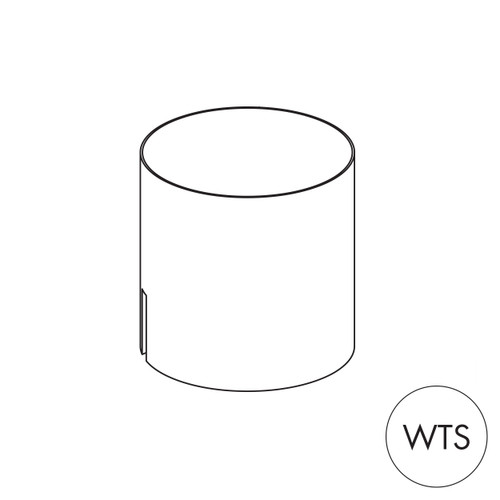 Peggie cup 100 DIA x 100 mm H - sits on hangrail or shelf(P4002WTS)