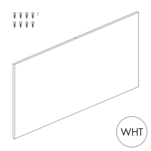 Shop for Shops Peggie/MAXe plain panel for 1200 bay - 560 mm H(P1612WHT)