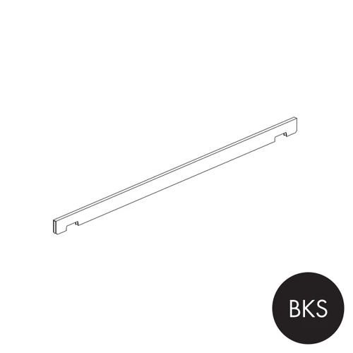 Shop for Shops Peggie hangrail 520 mm W - sits on 2 x pegs(P4500BKS)