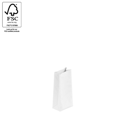 Kraft paper gift bag medium   100 W x 220 H x 60 mm gusset(A8001.1WH)