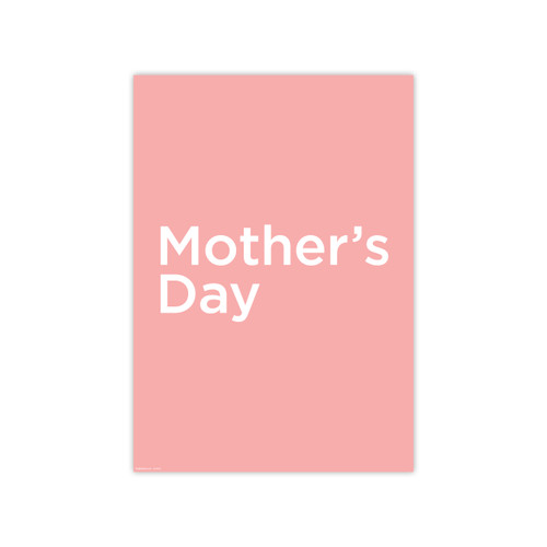 Shop for Shops Poster "Mother's Day" 594 W x 841mm H(T4317PKWH)