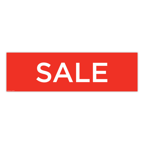 Shop for Shops Poster "SALE" Landscape 1000 W x 297mm H(T4800.1RDWH)