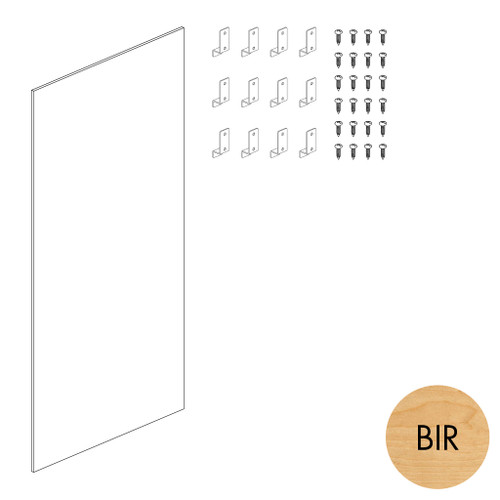 Shop for Shops Peggie plain panel 1200 W x 2380 mm H(P0010BIR)