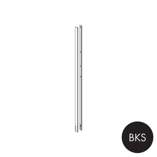 Shop for Shops MAXe single sided batten mounted post cover set 2360mm H(E1024.4BKS)