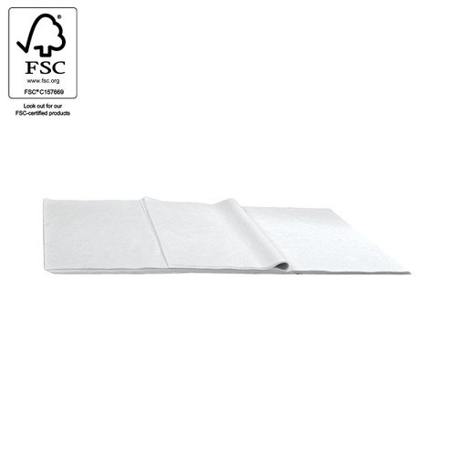 Tissue wrapping paper arctic white, acid free, 500 x 750mm - 500 sheets(A3100.1AW)