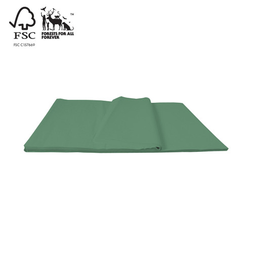 Shop for Shops Tissue wrapping paper dark green, colour fast and acid free, 500 x 750mm - 500 sheets(A3100.1DG)