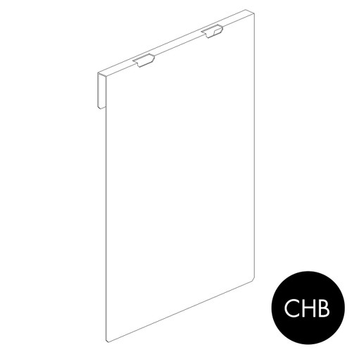 Shop for Shops Peggie noteboard A4 portrait - sits on 2 x pegs(P5007CHB)