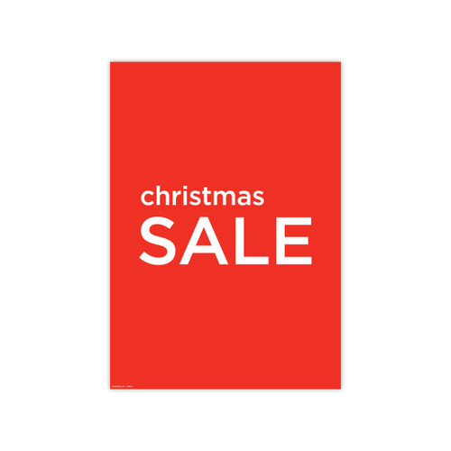 Shop for Shops Poster "christmas SALE" 594 W x 841mm H(T4308RDWH)