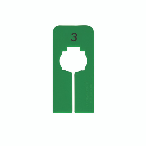 Shop for Shops Garment counter for change room - number 3 50 W x 126 mm H(A2072GR.3)