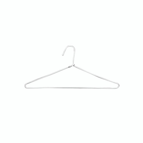 Shop for Shops Plastic coated wire hanger 405 W x 4 mm DIA(H3103.1WH)