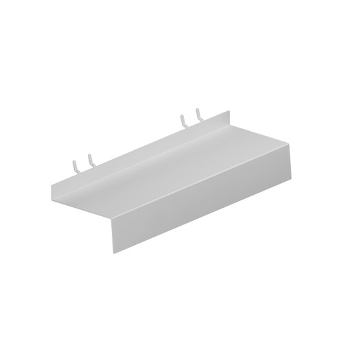 Shop for Shops Slimline metal with ticket provision to suit shelf for slatwall, slatmesh and metal peg 293 W x 100 mm D(S2551WTS)