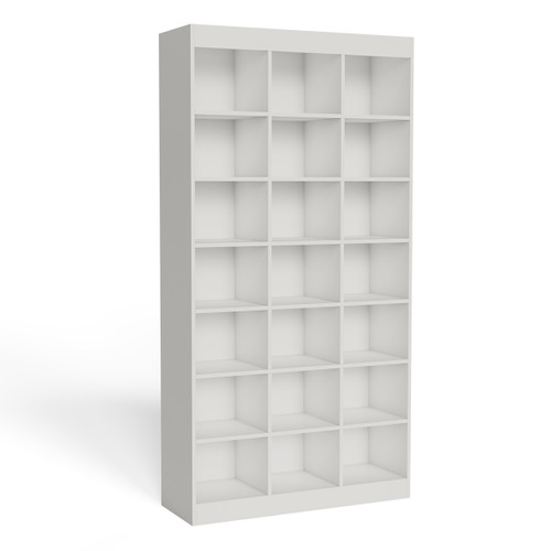 Pigeonhole Unit 3 x 7 cubes -  1167mm W x 400mm D x 2268mm H(M5050WH)