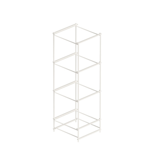 Shop for Shops Stilt folding frame for 4 x 400 x 400 mm shelves 406 W x 1345 H x 440 mm D(F1814WTS)