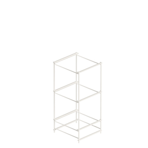 Shop for Shops Stilt folding frame for 3 x 400 x 400 mm shelves 406 W x 960 H x 440 mm D(F1813WTS)