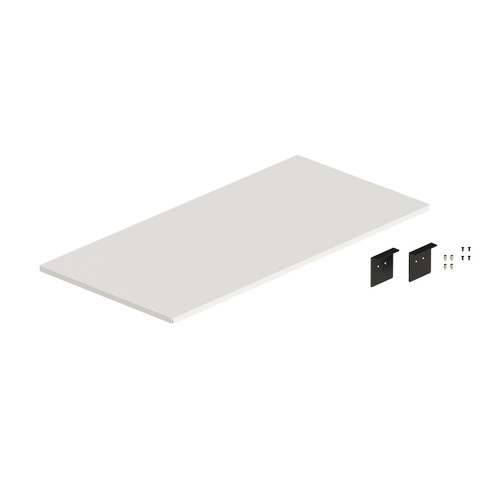 Shop for Shops MAXe framed metal drop in base shelf 572 D x 1172 W x 18 mm Thick with brackets & shelf pins 1200 mm bay(E75612WTS)
